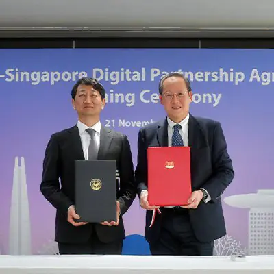 Singapore, South Korea ink digital economy deal to boost online trade, partnerships listing image
