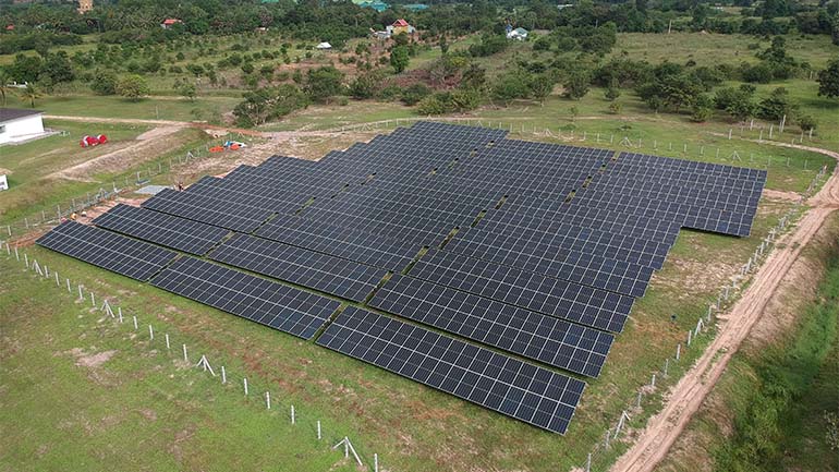 Distributed solar generation in Cambodia