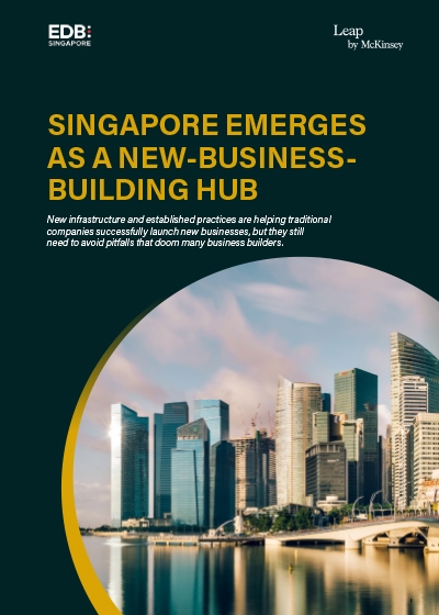 Learn how Singapore supports companies keen to create new business-building ventures 