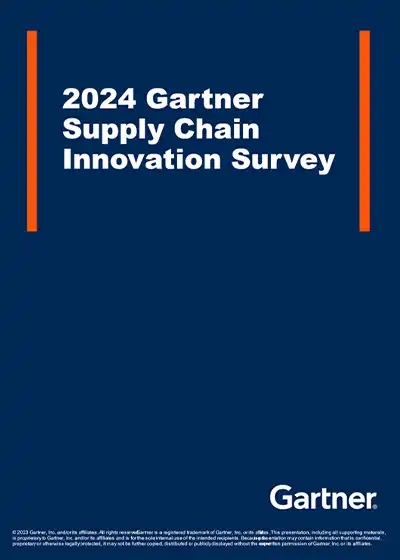 findings from 2024 gartner supply chain innovation survey 400x560