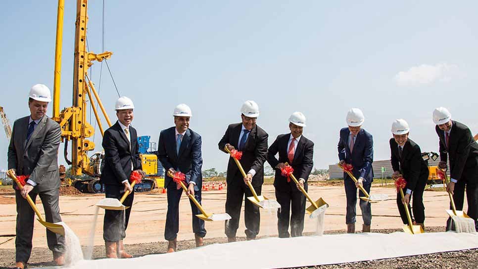 966x544 micron breaks ground on new flash memory fabrication plant in singapore