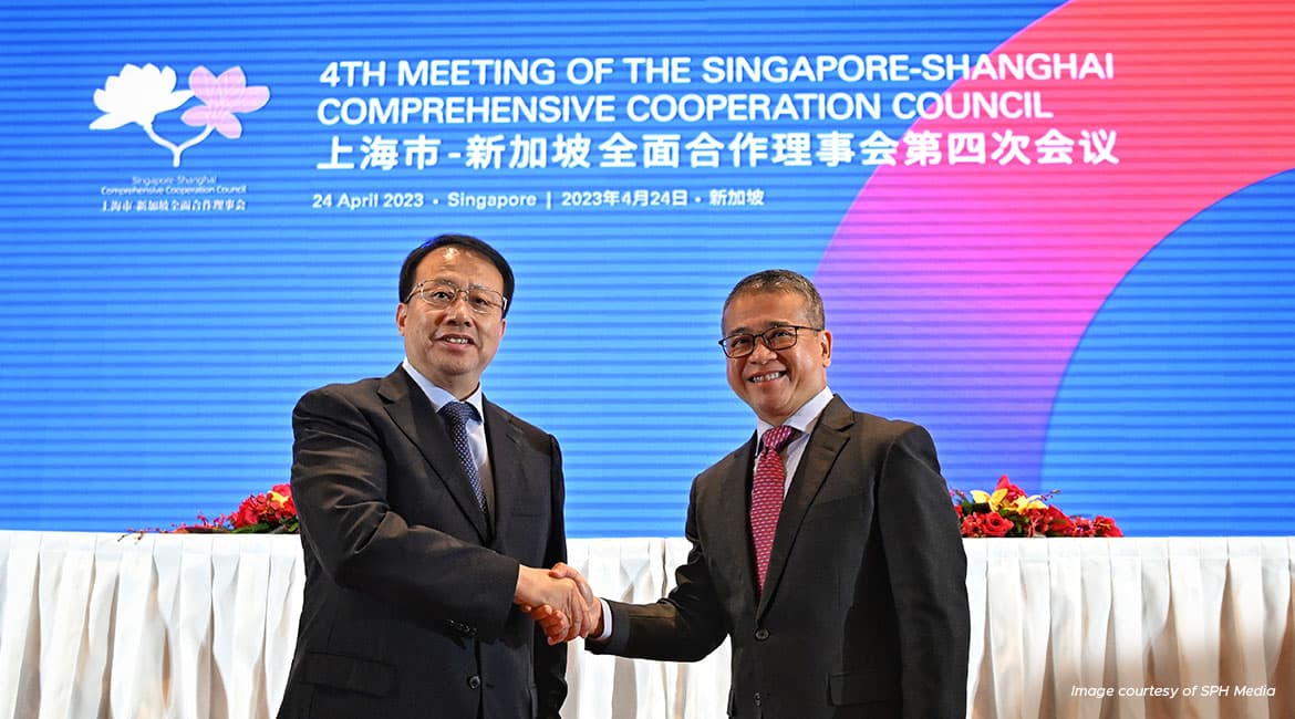 singapore shanghai ink record 15 mous as bilateral trade grows 1170x650