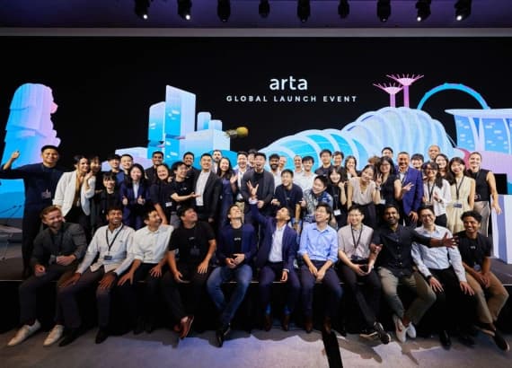 Group photo at an Arta event