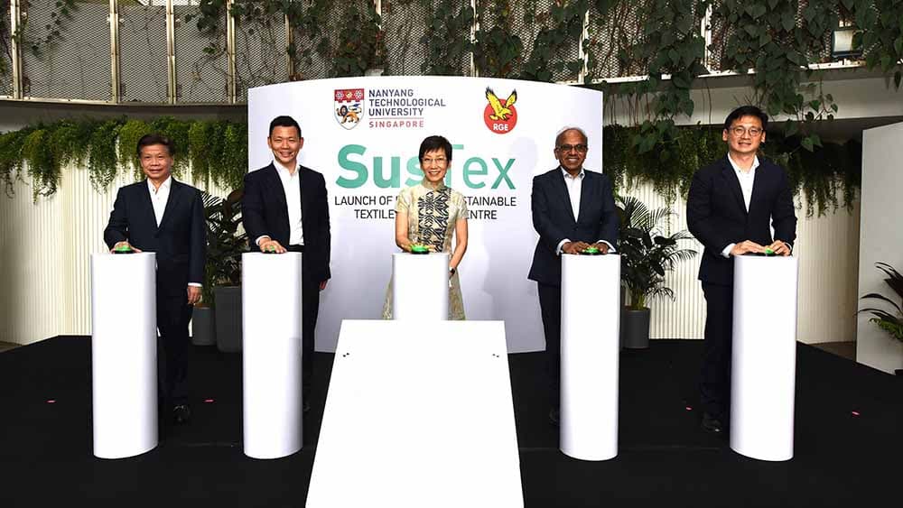 1000x563 NTU Singapore and RGE launch S$6 million joint research centre to tackle textile waste