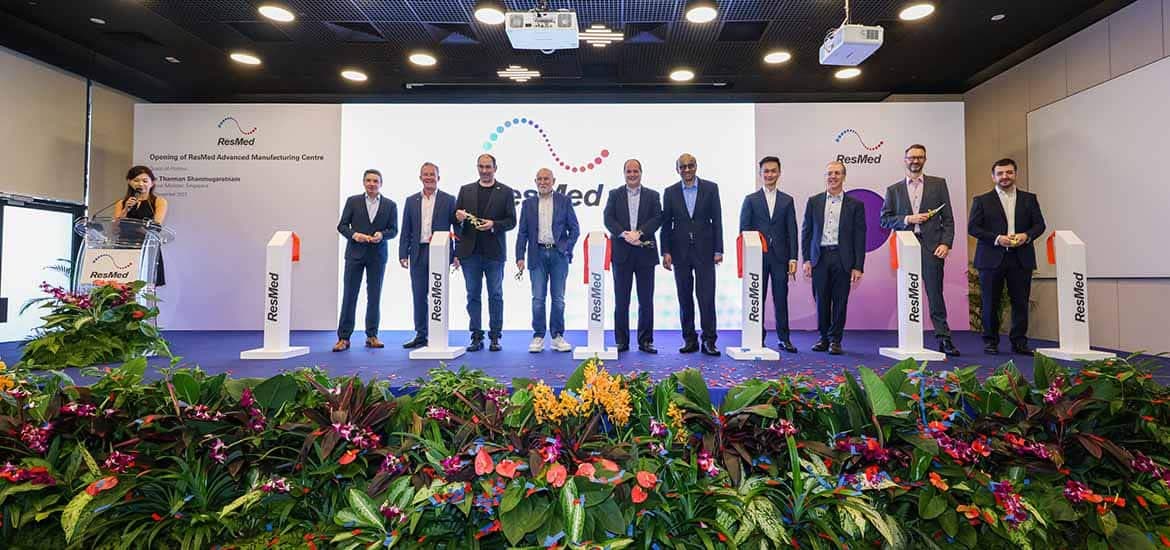 1170x550 ResMed Opens Manufacturing Centre in Singapore