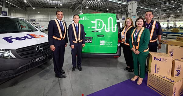 600x315 FedEx launches Mercedes Benz eVito Vans first in Singapore