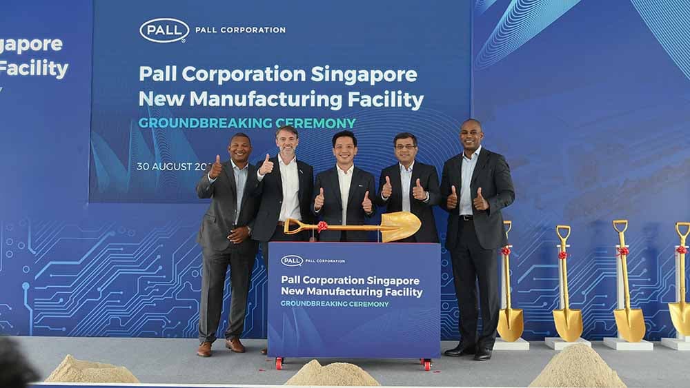 1000x563 Pall Corporation Breaks Ground on US100 Million Manufacturing Facility in Singapore to Meet Unprecedented Global Semiconductor Demand