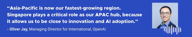 Oliver Jay, Managing Director for International, OpenAI quote
