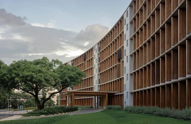 Gaia at Nanyang Technological University is Asia&rsquo;s largest wooden building.
