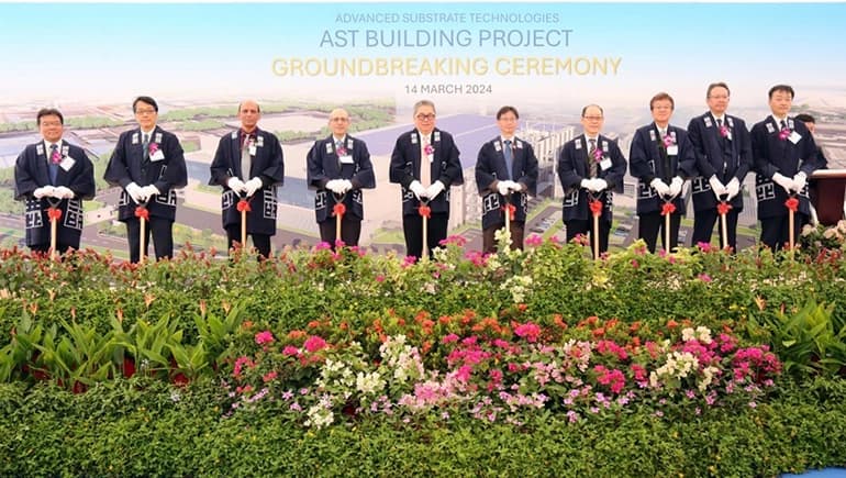 770x435 AST breaks ground on Singapore facility to produce high end substrates