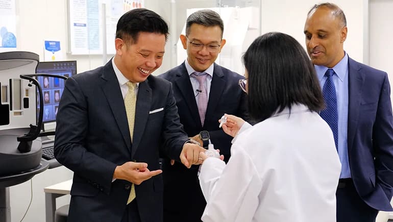 770x435 Procter and Gamble ASTAR and NTU set to disrupt skincare industry with Singapore first wearable sensor that measures skin feel2