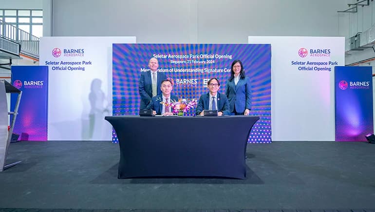 770x435 Barnes Aerospace unveils new facility in Singapore