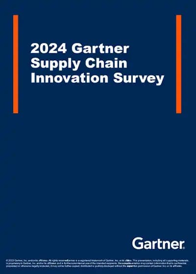 findings from 2024 gartner supply chain innovation survey 400x560