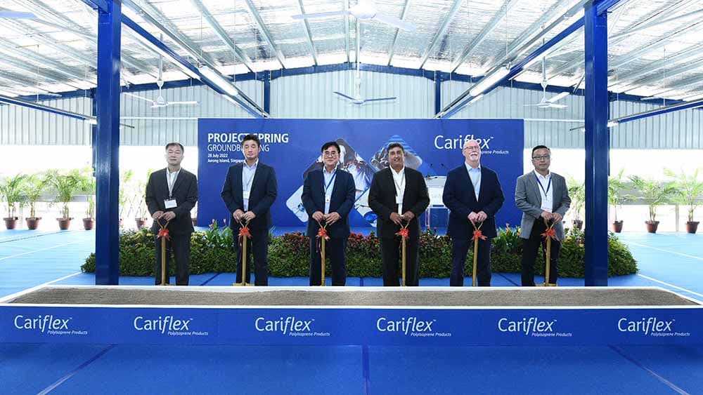 1000x563 Cariflex Breaks Ground On World Largest Polyisoprene Latex Plant in Singapore