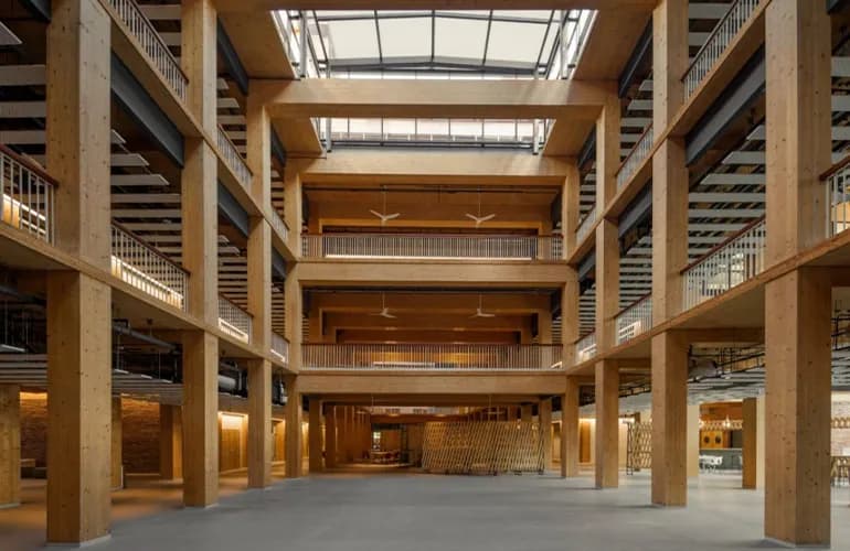 Gaia at Nanyang Technological University is Asia&rsquo;s largest wooden building.