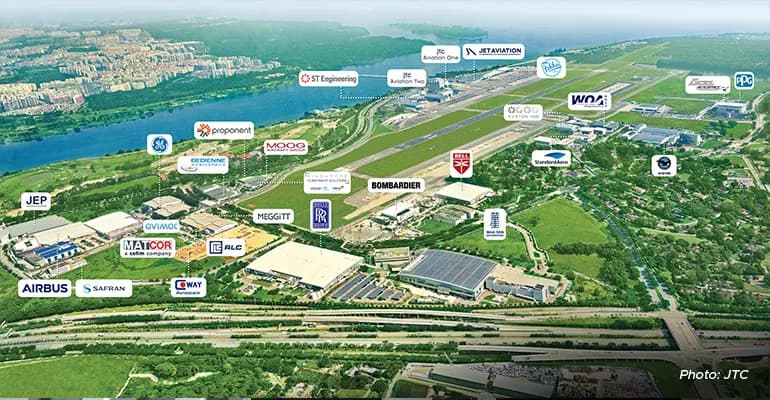 how singapore got a modern aerospace park with old world charm in seletar Content4