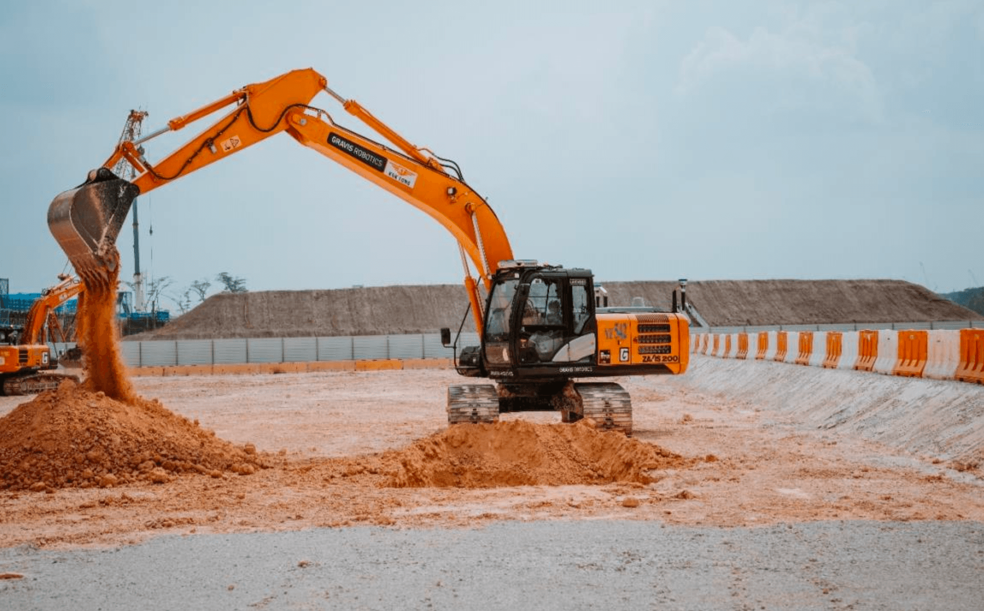Photo of excavator