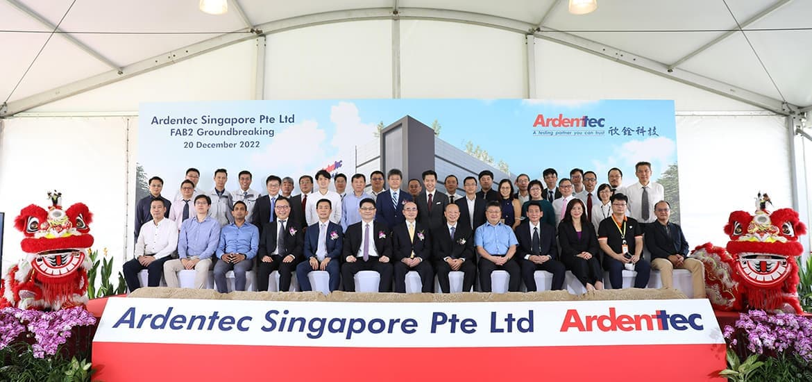 1170x550 Ardentec breaks ground for a new test facility in Singapore