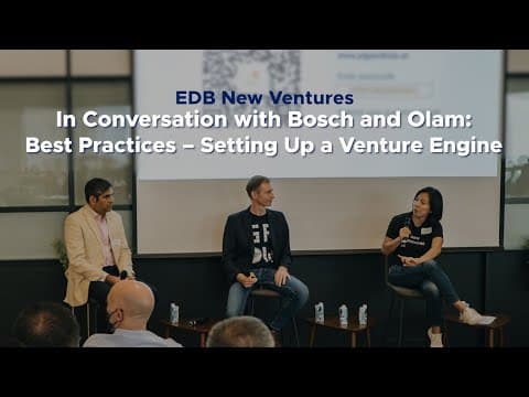 <p>Learn best practices to setting up a venture engine from established companies like Bosch and Olam.</p>