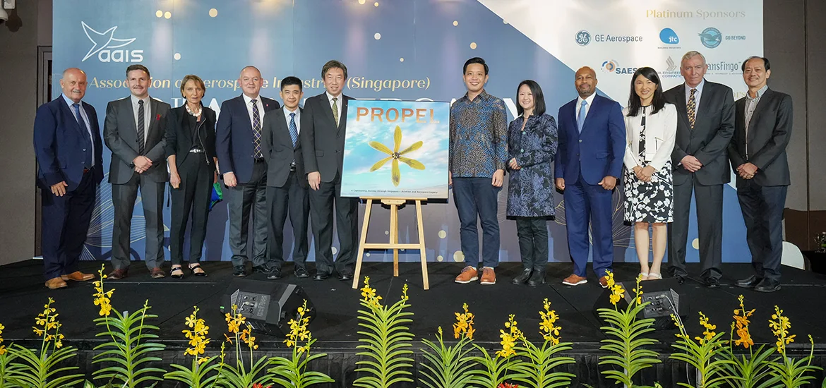 AAIS launches publication on Singapore aerospace industry heritage, and promising entrepreneurs programme, at 20th anniversary celebrations