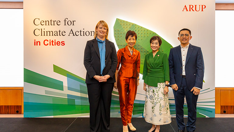 Arup launches ‘Centre for Climate Action in Cities’ with Singapore Economic Development Board