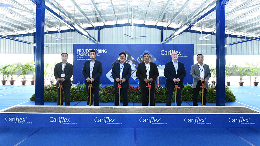 Cariflex Breaks Ground On World’s Largest Polyisoprene Latex Plant in Singapore With Over US$350M Investment