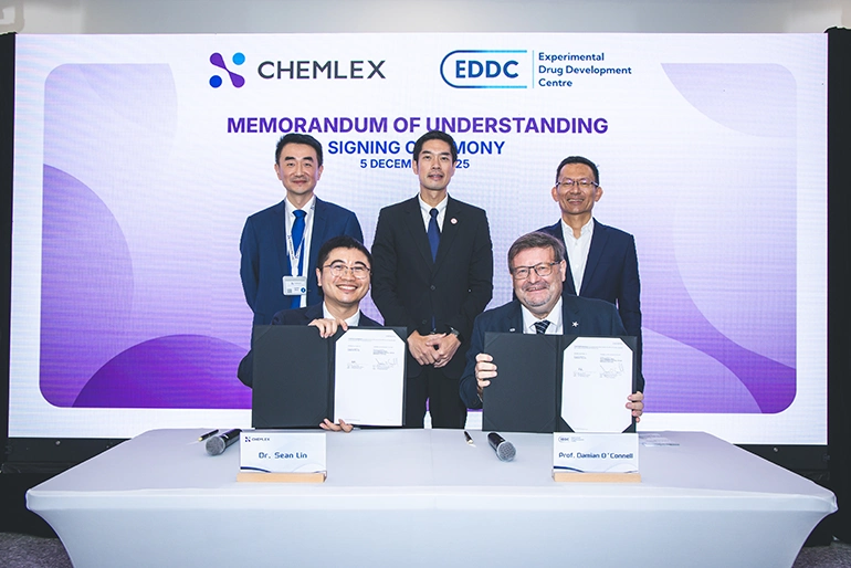 Chemlex raises USD45 million for AI drug discovery lab in Singapore