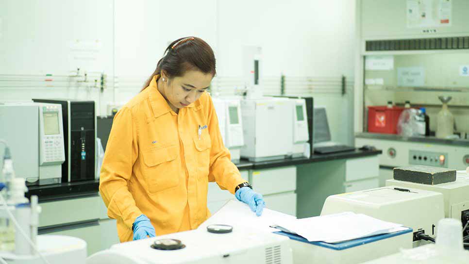 Quality Control Laboratory at Styrenic Resins Plant 