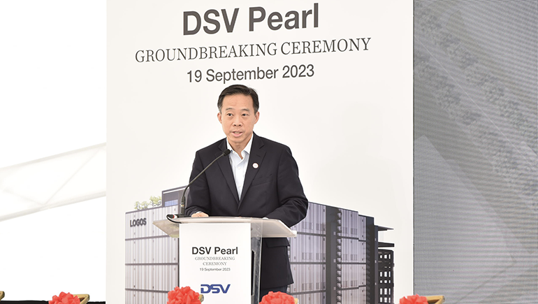 DSV and LOGOS to invest $200m and set new warehousing standards with the development of DSV Pearl in Singapore