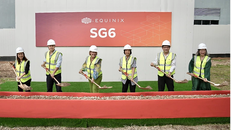 Key industry leaders and government officials join forces to mark the beginning of a new era in digital innovation at the groundbreaking ceremony of SG6. 