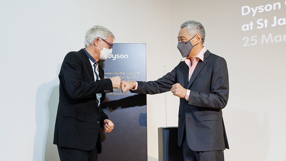 His Excellency Lee Hsien Loong officially opens Dyson’s new global headquarters at the historic St James Power Station