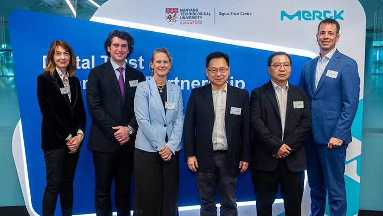 Merck and Digital Trust Centre at Nanyang Technological University, Singapore, collaborate to enable digital trust in key industries