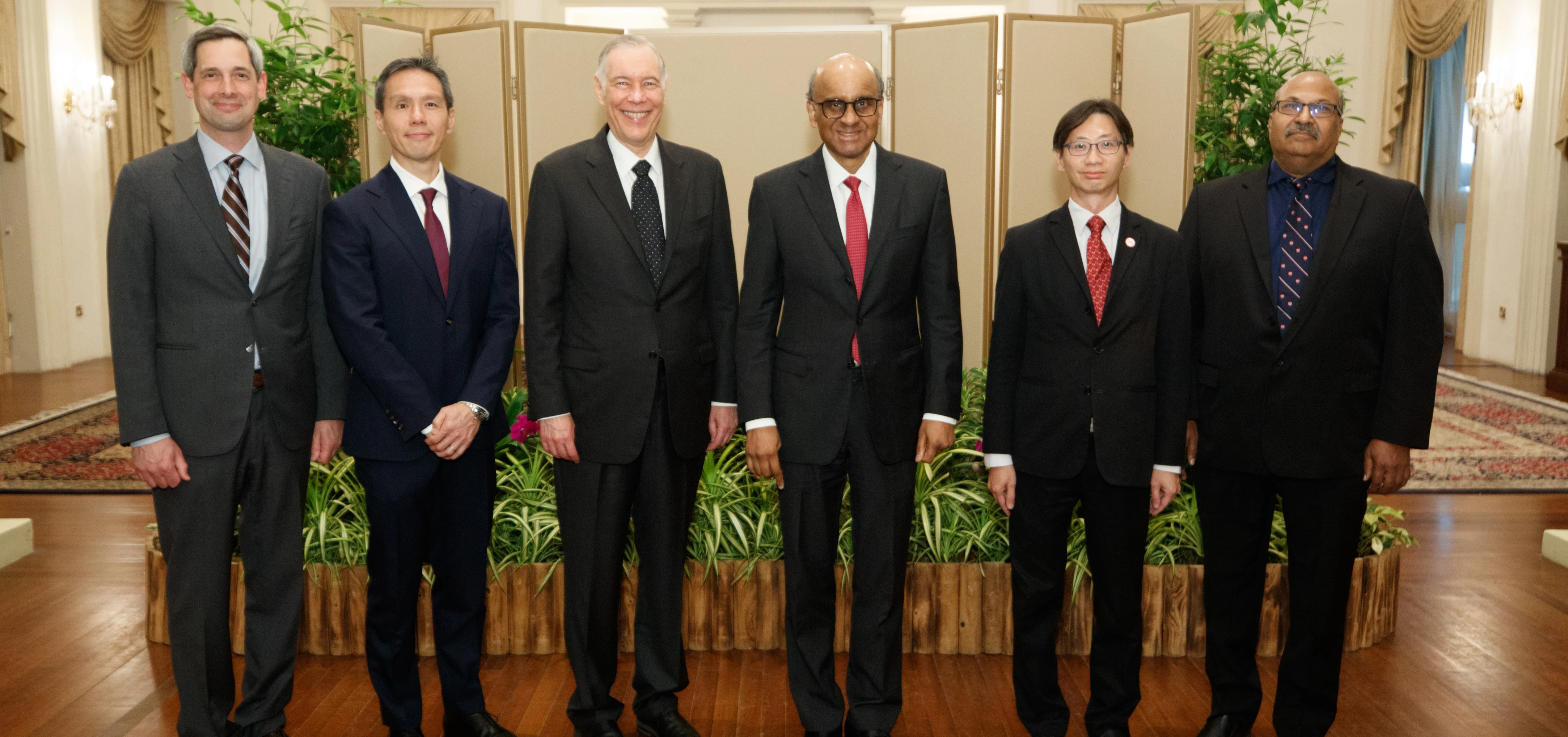 National honours conferred on three business leaders for significant contributions to Singapore