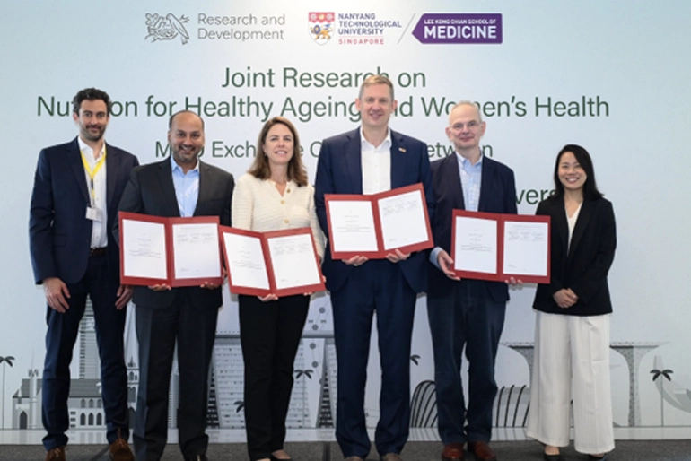 Nestlé and NTU Singapore partner to advance research on healthy longevity and women’s health