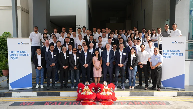 New Uhlmann Singapore office expands competence locally with more than 60% floor space dedicated to machine production exported to neighbouring regions and globally. 