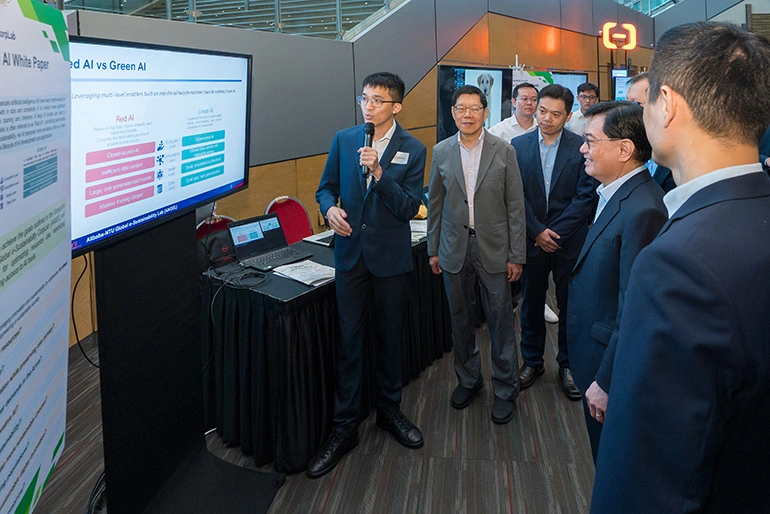 NTU Singapore and Alibaba Group launch Corporate Lab to advance green digital technologies 