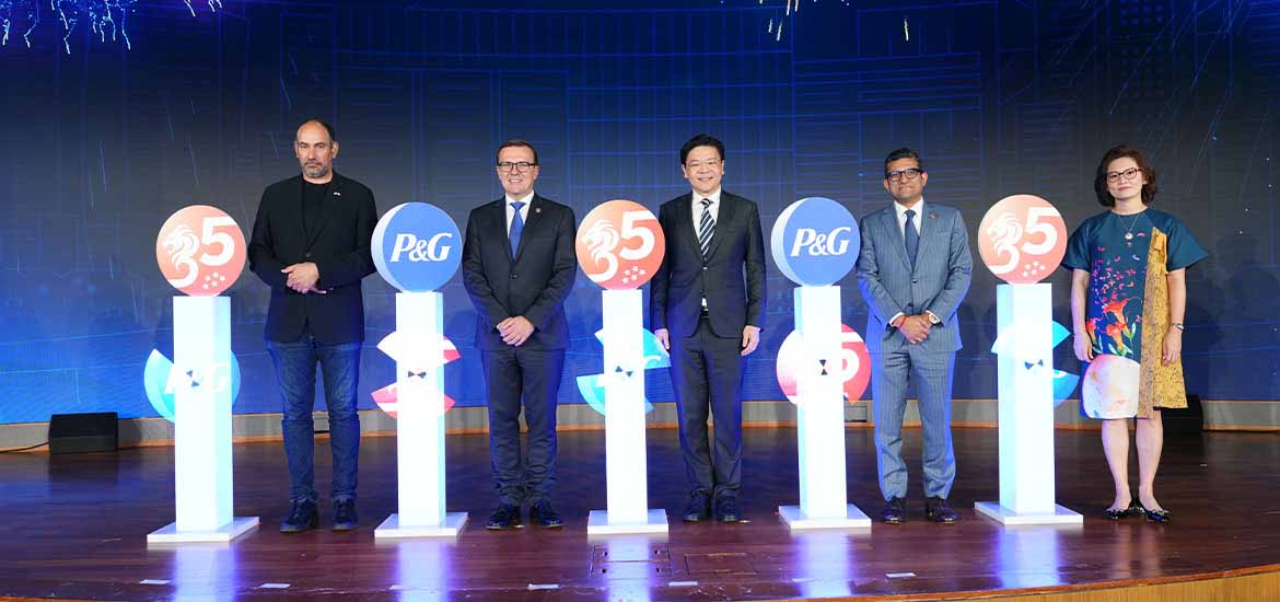 P&G marks 35th Anniversary in Singapore, celebrating a journey of being a force for growth and a force for good masthead image