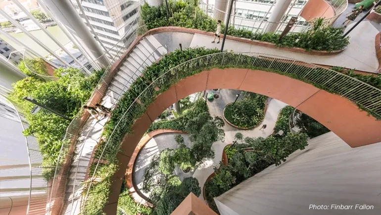 Biophilic icon for a blossoming environmental consciousness
