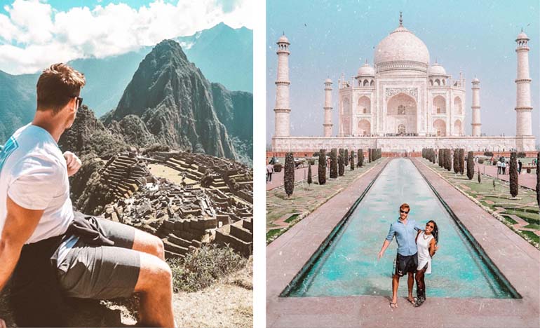 Mitch and Thuymi’s adventures have taken them to far-flung destinations, including many wonders of the world.