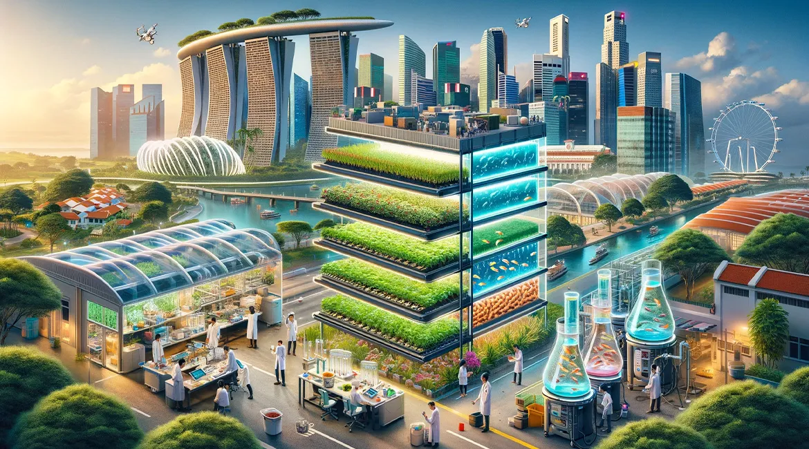 Alternative proteins, Aquaculture and Urban Agriculture – a look at Singapore’s vibrant agrifood scene masthead image