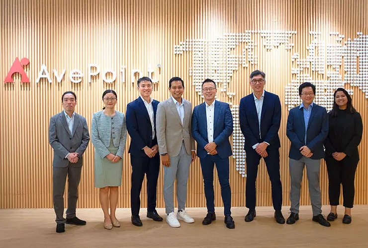 AvePoint R&D and AI Lab teams in SG office