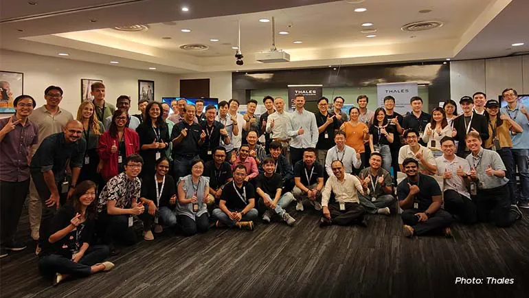 Thales employees are encouraged to take proactive steps to learn from one another and seek out internal opportunities through internal sharing sessions.