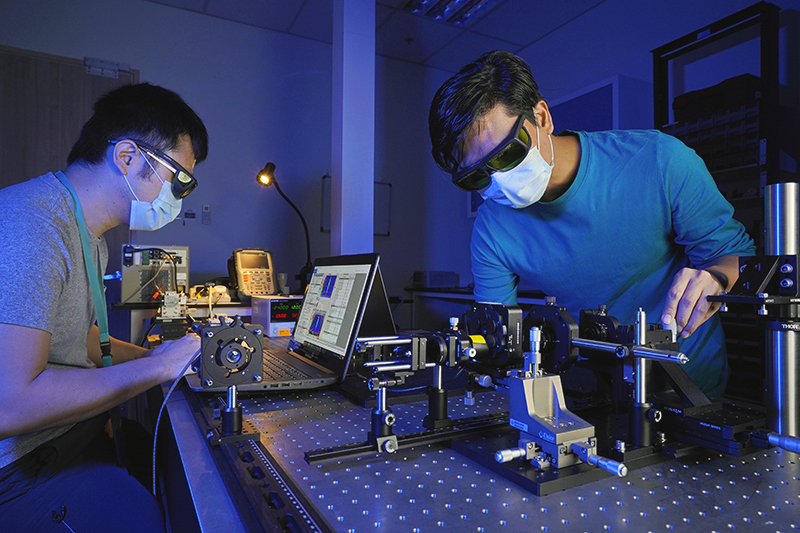 Delta’s engineers working on a prototype