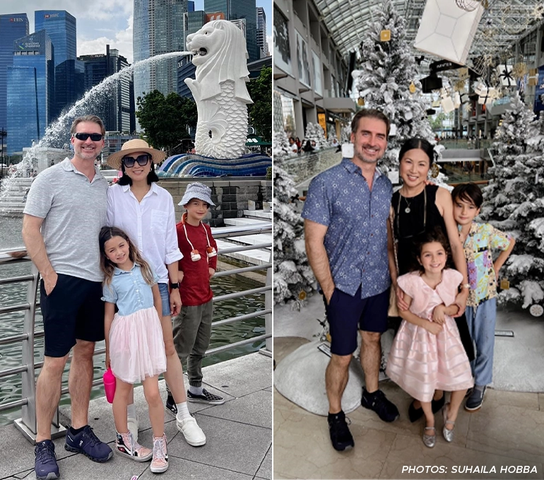 Suhaila moved to Singapore with her family in November 2024.
