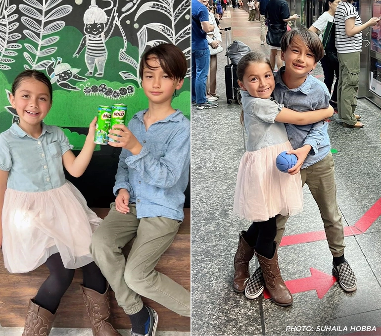 Suhaila believes that Singapore’s cultural diversity provides a good environment for her children to grow up as global citizens. 