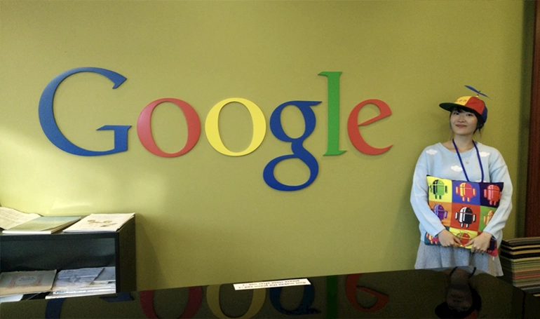 Xinni during her internship at Google.