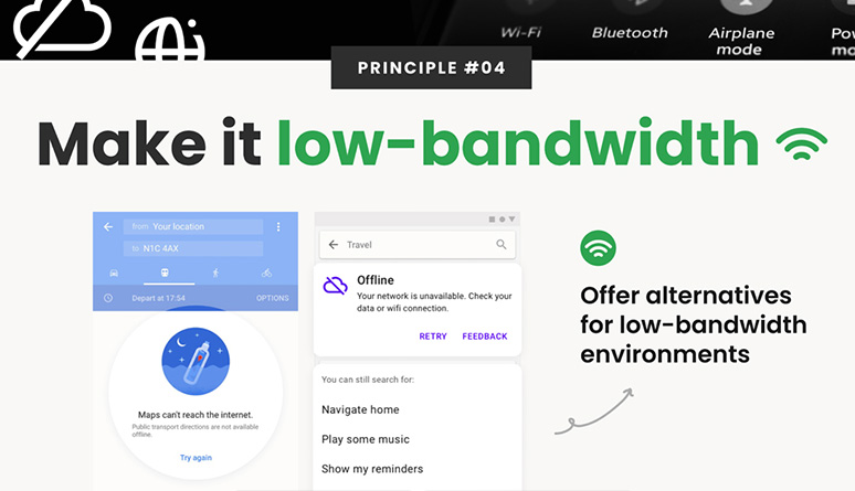 make it low-bandwidth