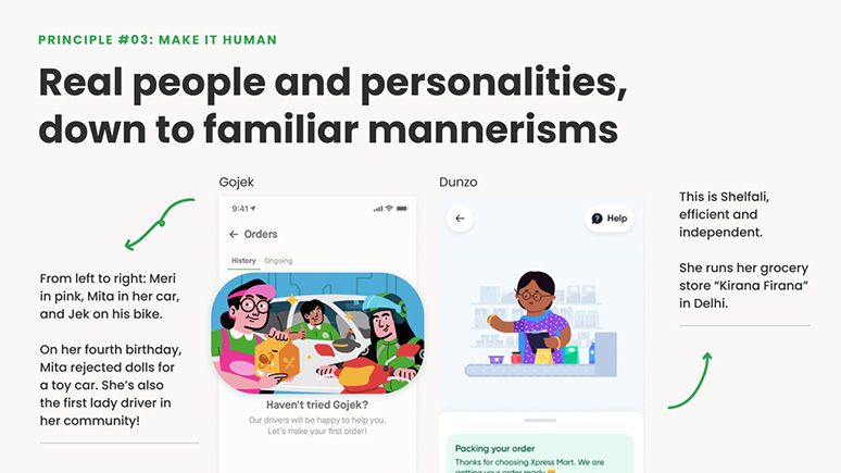 real people and personalisties, down to familiar mannerisms
