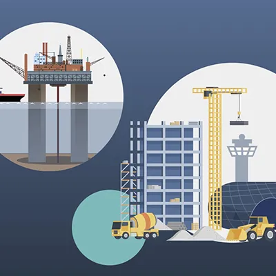 Illustration of Singapore's type of Infrastructure businesses.