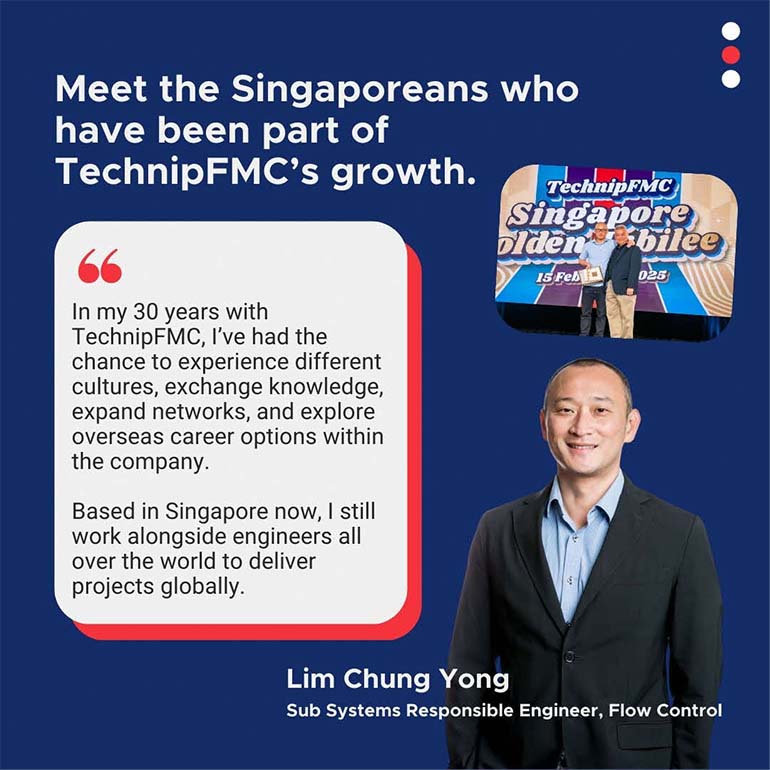 Quote from Lim Chung Yong, Sub Systems Responsible Engineer, Flow Control